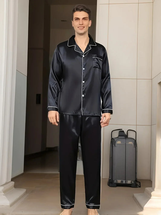 Out-Shine | Satin Men's Pajama Set