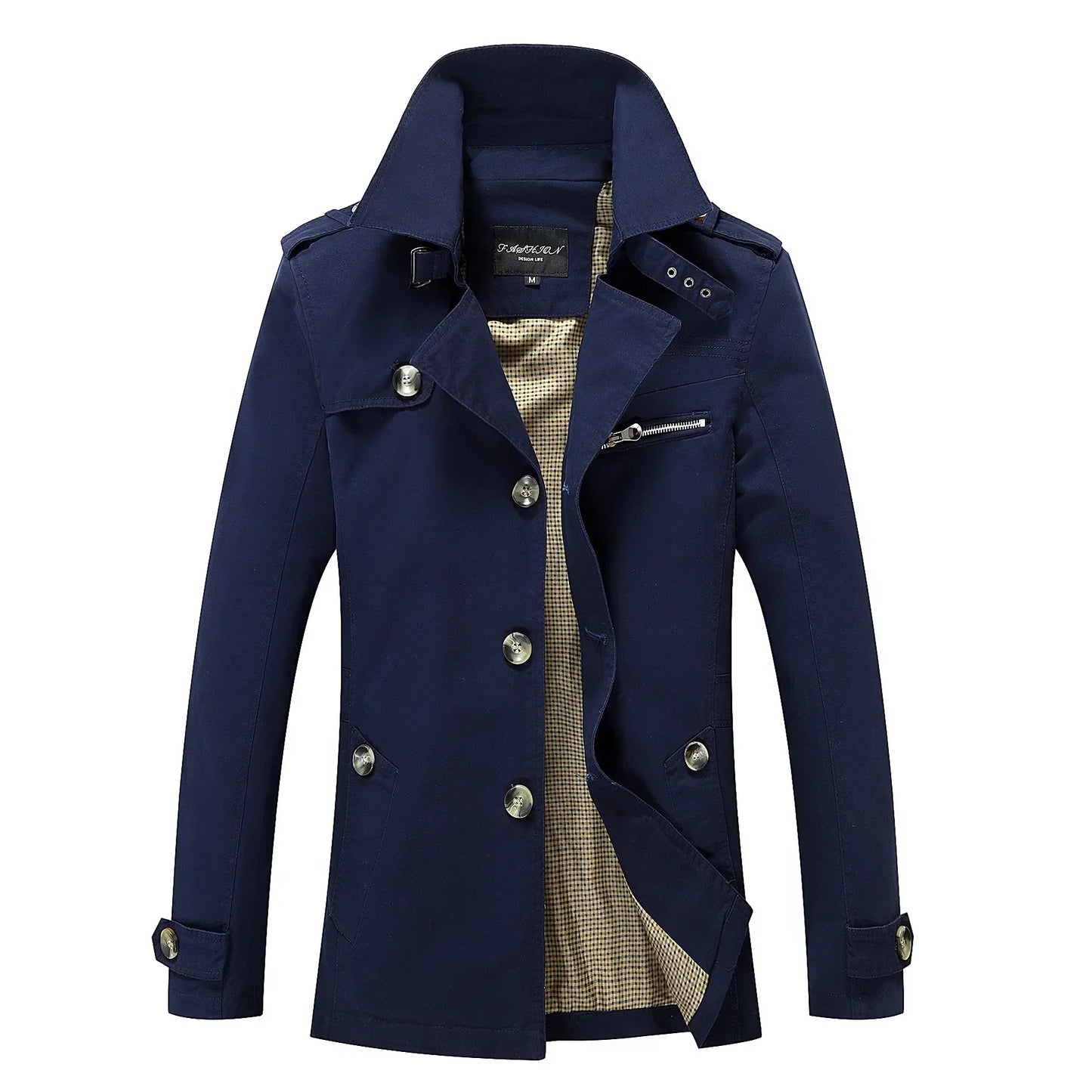 Out-Shine | Stylish Long Trench Coat for Men