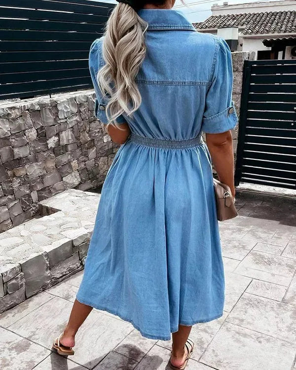 Out-Shine | Trendy Denim Dress