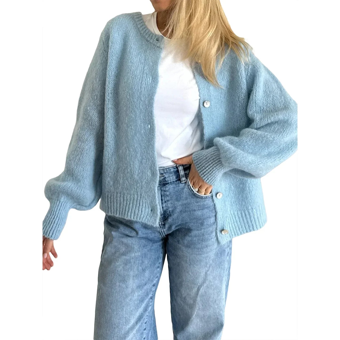 Out-Shine | Longarm Strick Cardigan