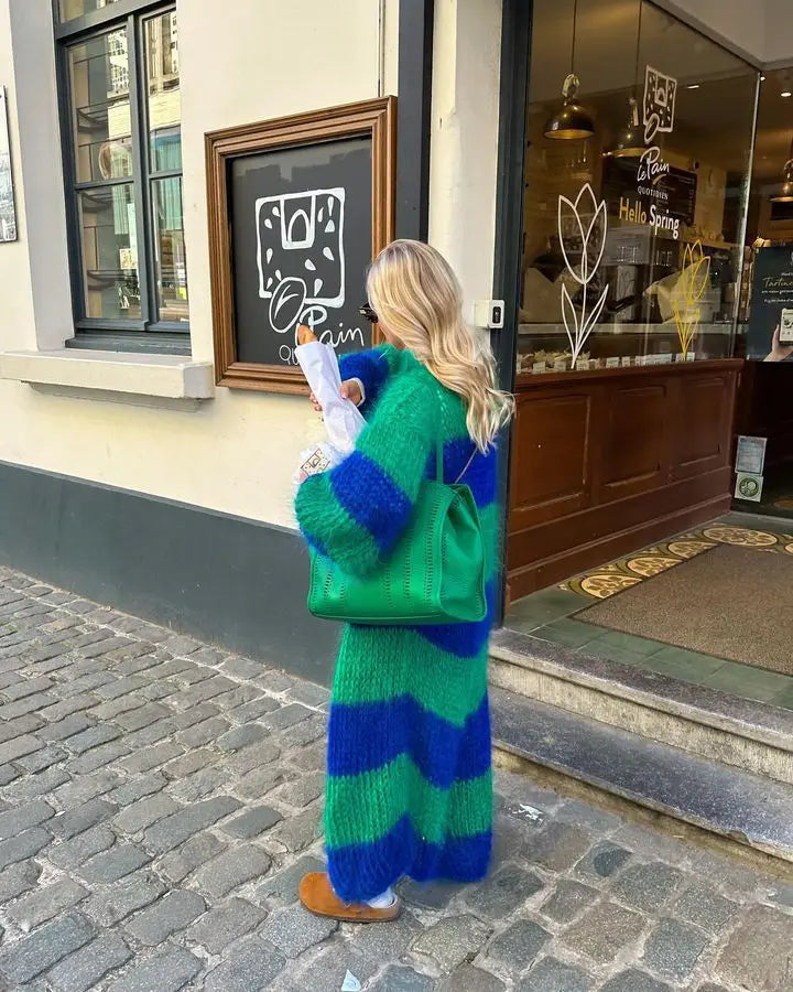 Out-Shine | Bold Striped Cardigan