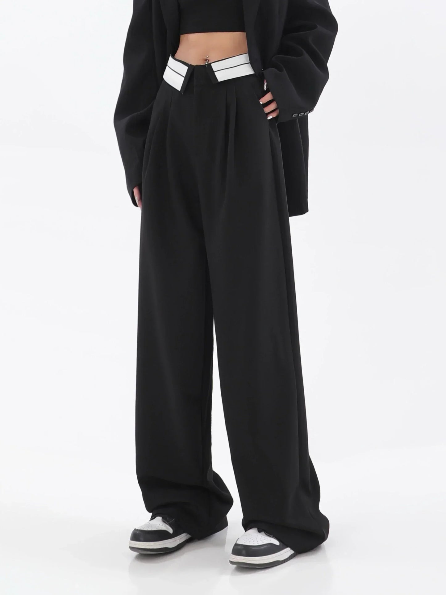 Out-Shine | Wide - Leg Pants With High Waist