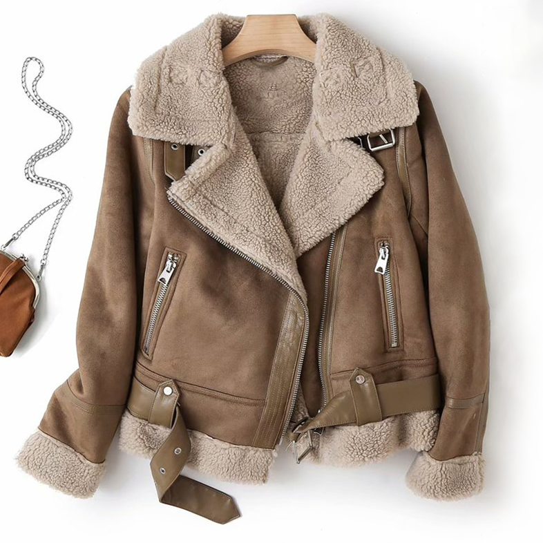 Out-Shine | Sleek Leather Moto Jacket