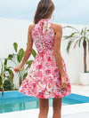 Out-Shine | Versatile Summer Chiffon Halter Dress