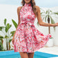 Out-Shine | Versatile Summer Chiffon Halter Dress