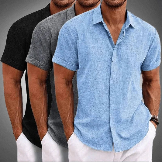 Out-Shine | Short sleeve linen shirt