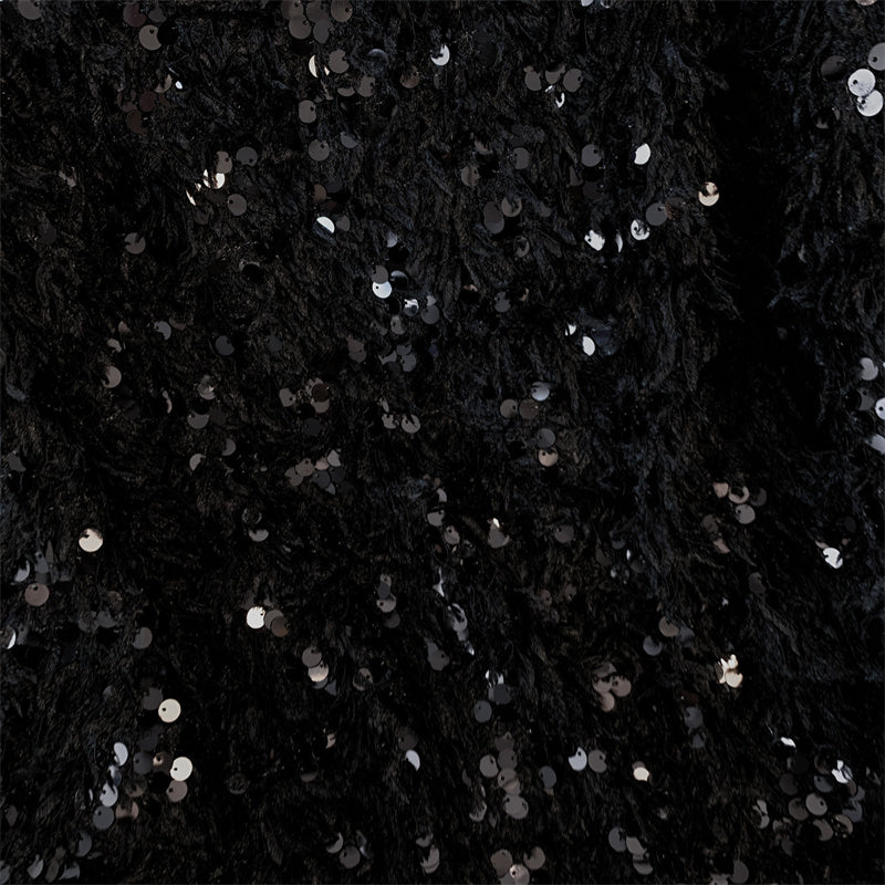 Out-Shine | Chic Sequins Feathery Sweater