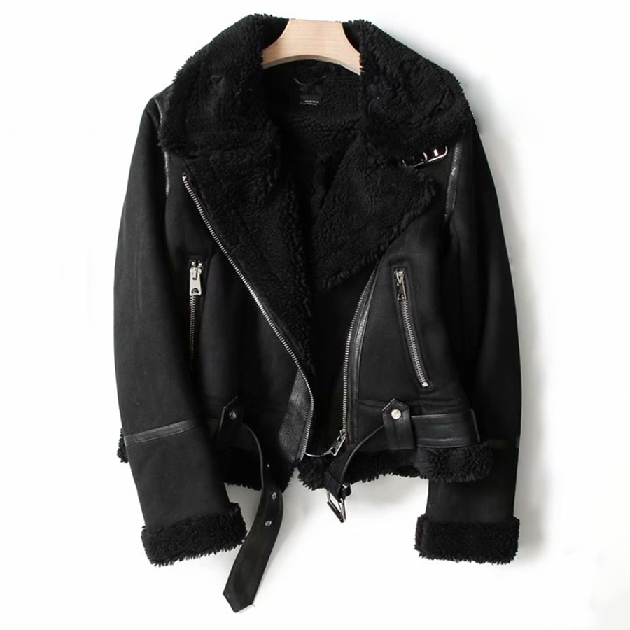Out-Shine | Sleek Leather Moto Jacket
