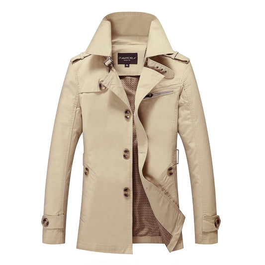 Out-Shine | Stylish Long Trench Coat for Men