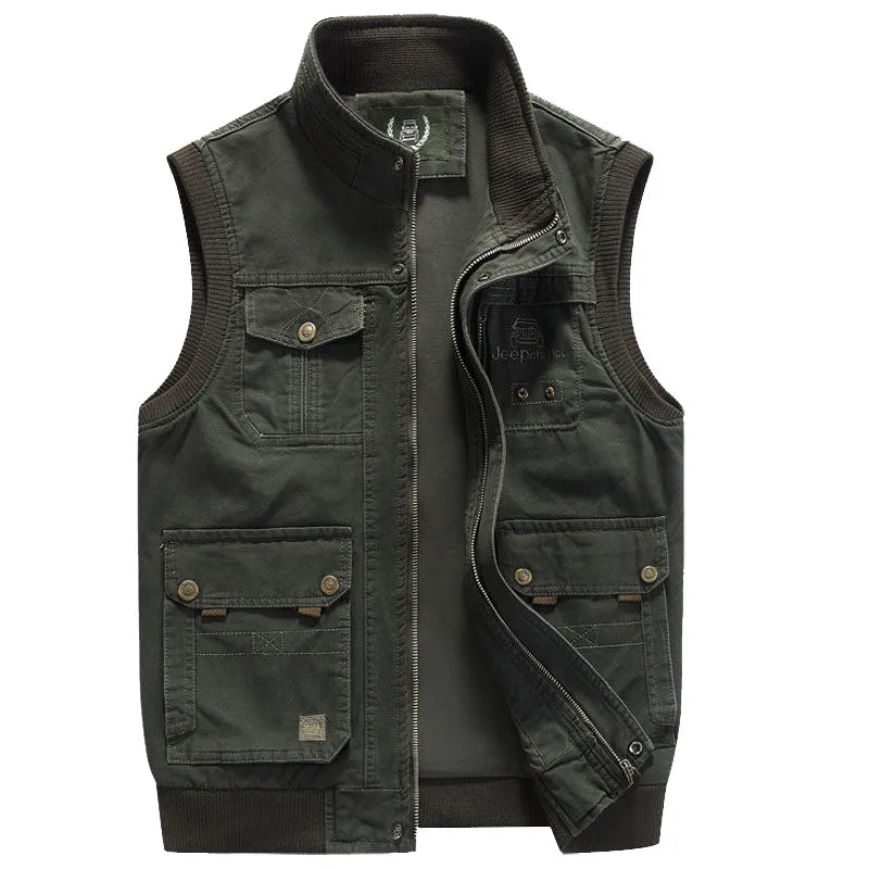 Out-Shine | Vintage Men's Waistcoat with Multiple Pockets