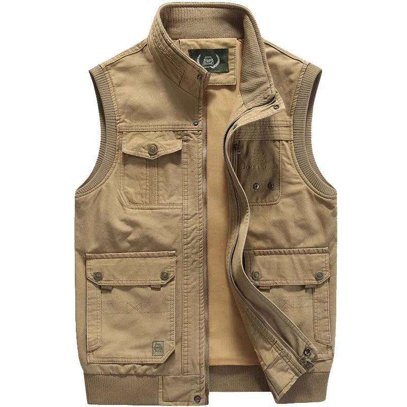 Out-Shine | Vintage Men's Waistcoat with Multiple Pockets