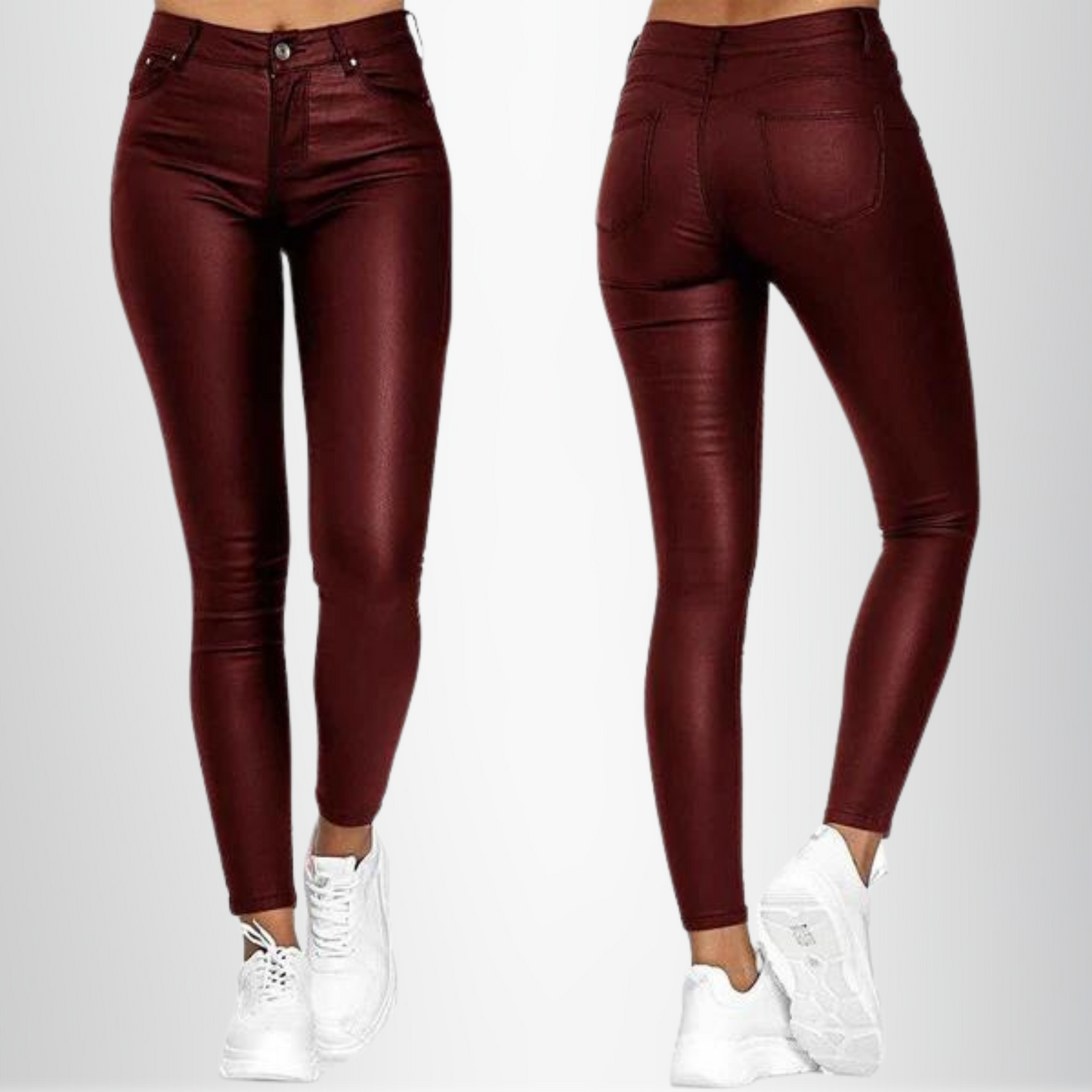 Out-Shine | Stretch-Leather Pants