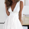 Out-Shine | Elegant White Summer Dress for Women