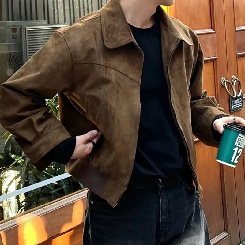 Out-Shine | Stylish Vintage Leather Autumn For Men