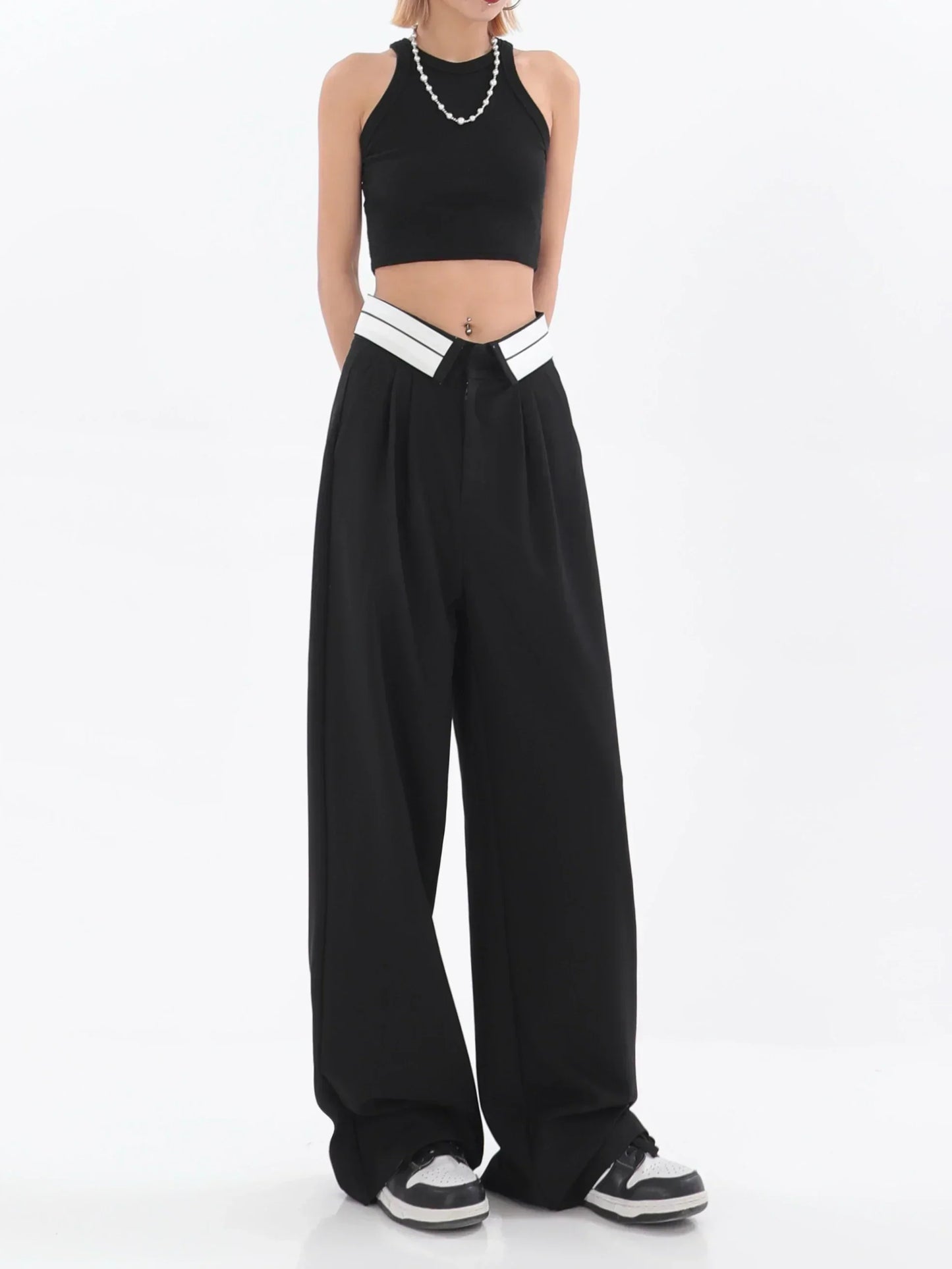 Out-Shine | Wide - Leg Pants With High Waist