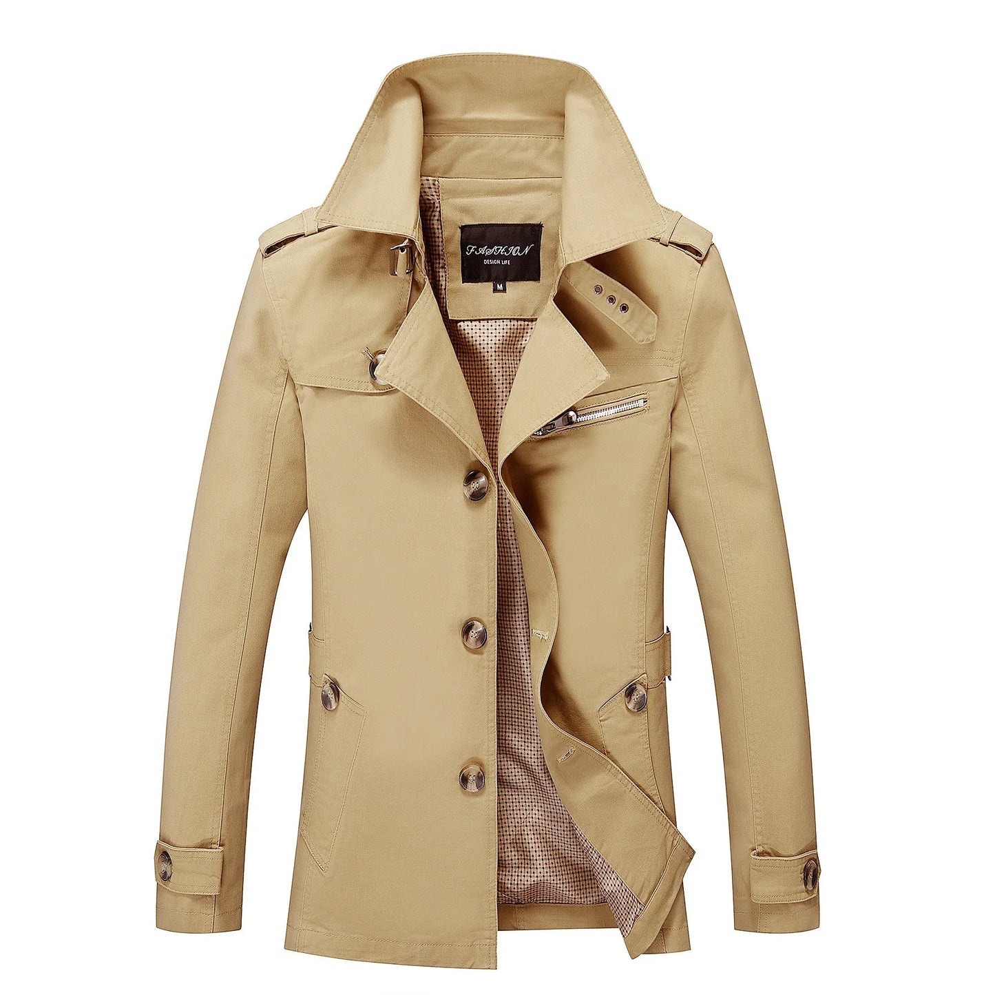 Out-Shine | Stylish Long Trench Coat for Men