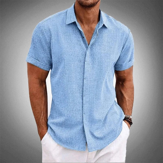 Out-Shine | Short sleeve linen shirt