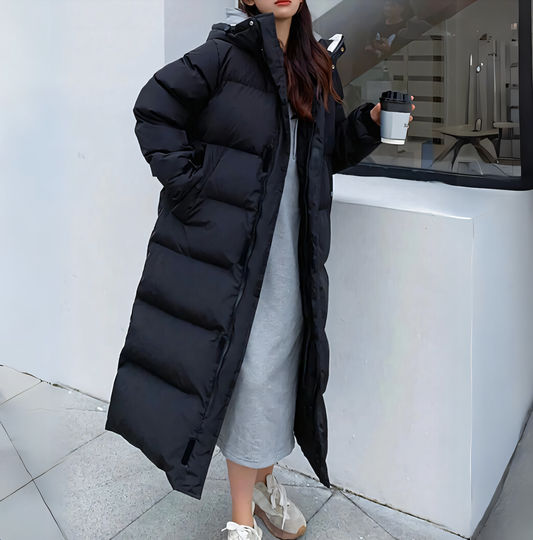 Out-Shine | Windproof long down jacket