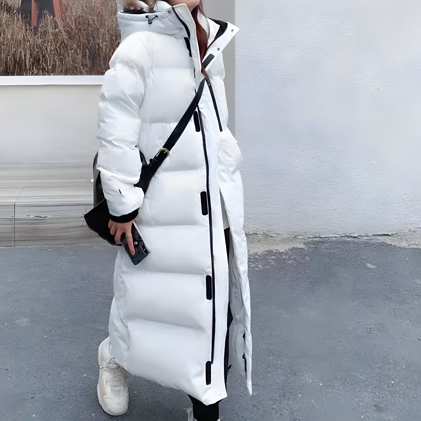 Out-Shine | Windproof long down jacket