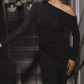 Out-Shine | Black Etoile Dress