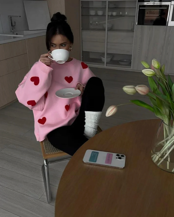 Out-Shine | Cosy Heart Sweater