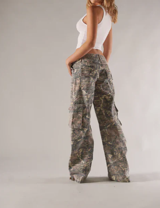 Out-Shine | Low-waisted Cargo Pants for Women