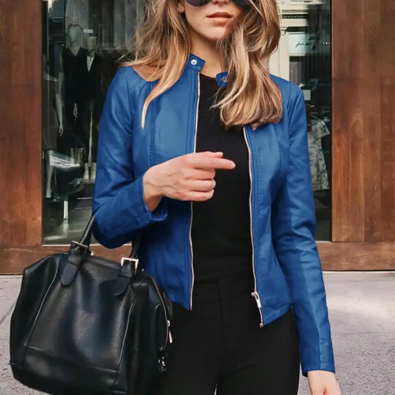 Out-Shine | Stylish Leather Women Jacket
