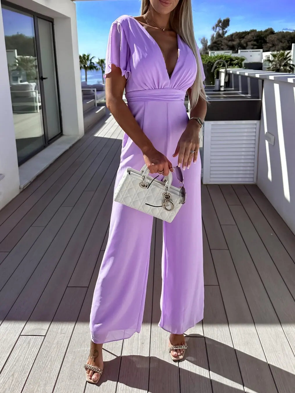Out-Shine | Pleated Party Jumpsuit for Summer