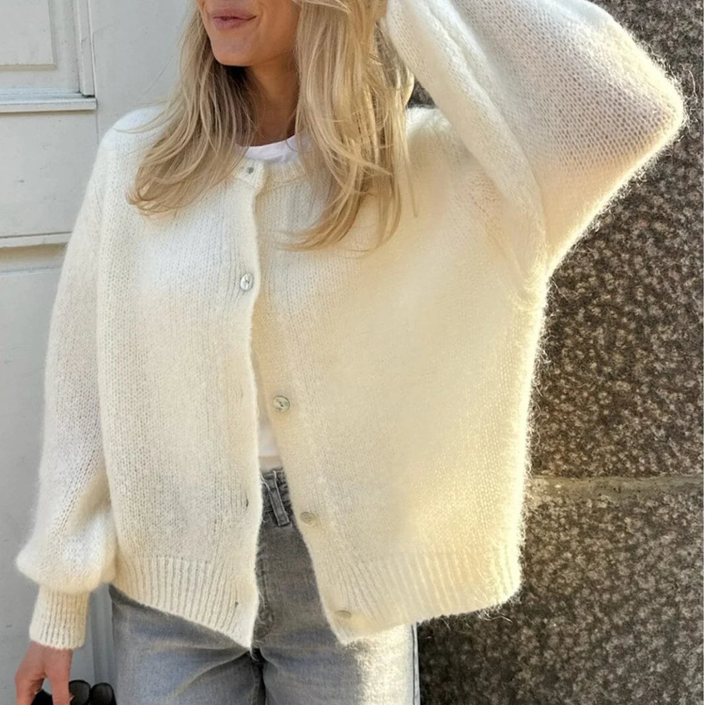 Out-Shine | Longarm Strick Cardigan