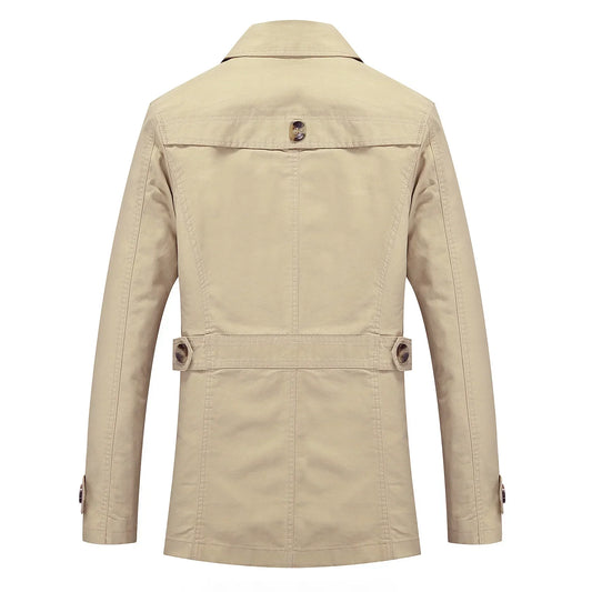 Out-Shine | Stylish Long Trench Coat for Men