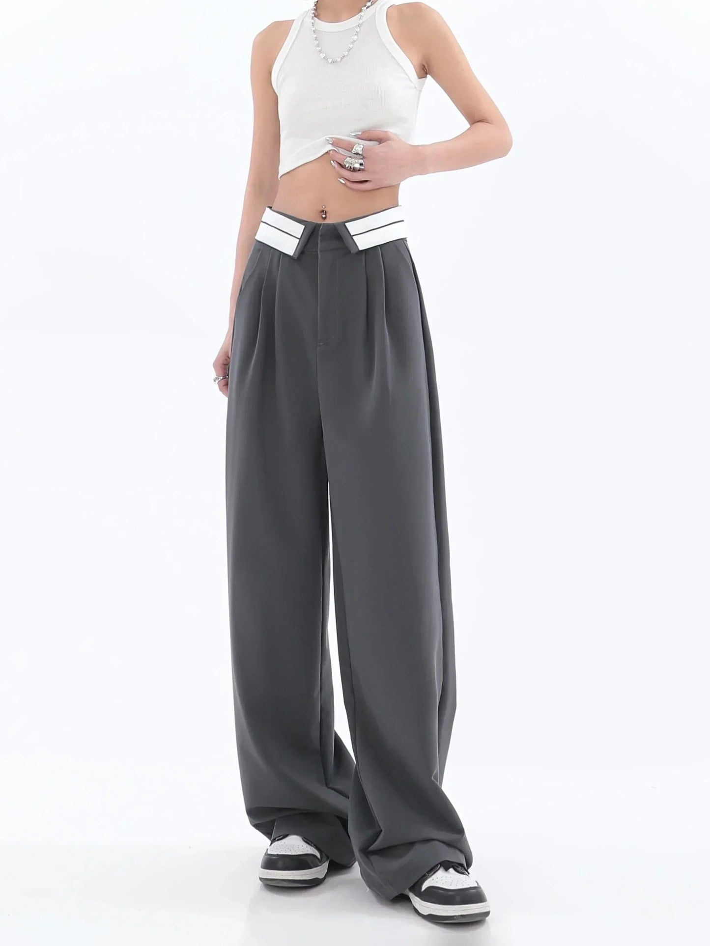 Out-Shine | Wide - Leg Pants With High Waist