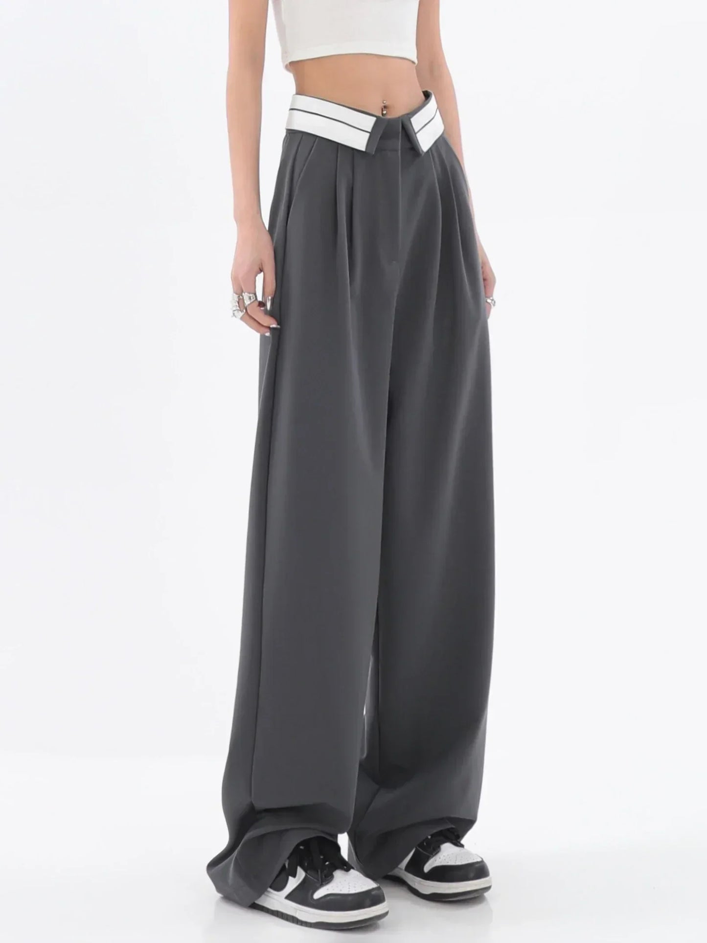 Out-Shine | Wide - Leg Pants With High Waist