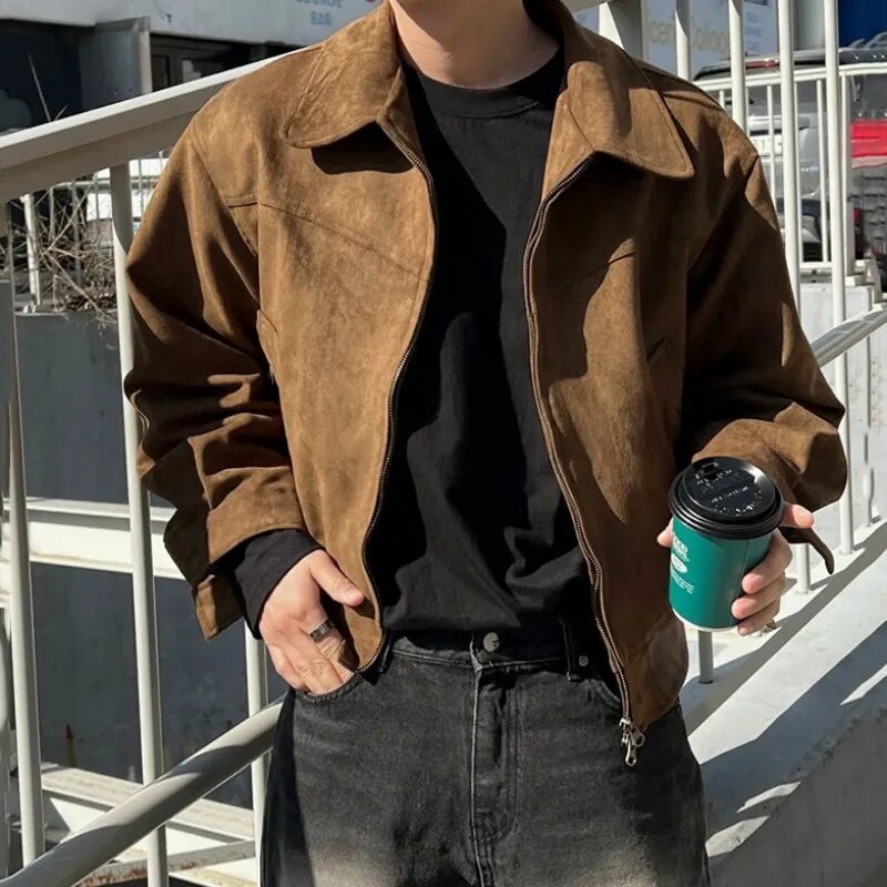 Out-Shine | Stylish Vintage Leather Autumn For Men