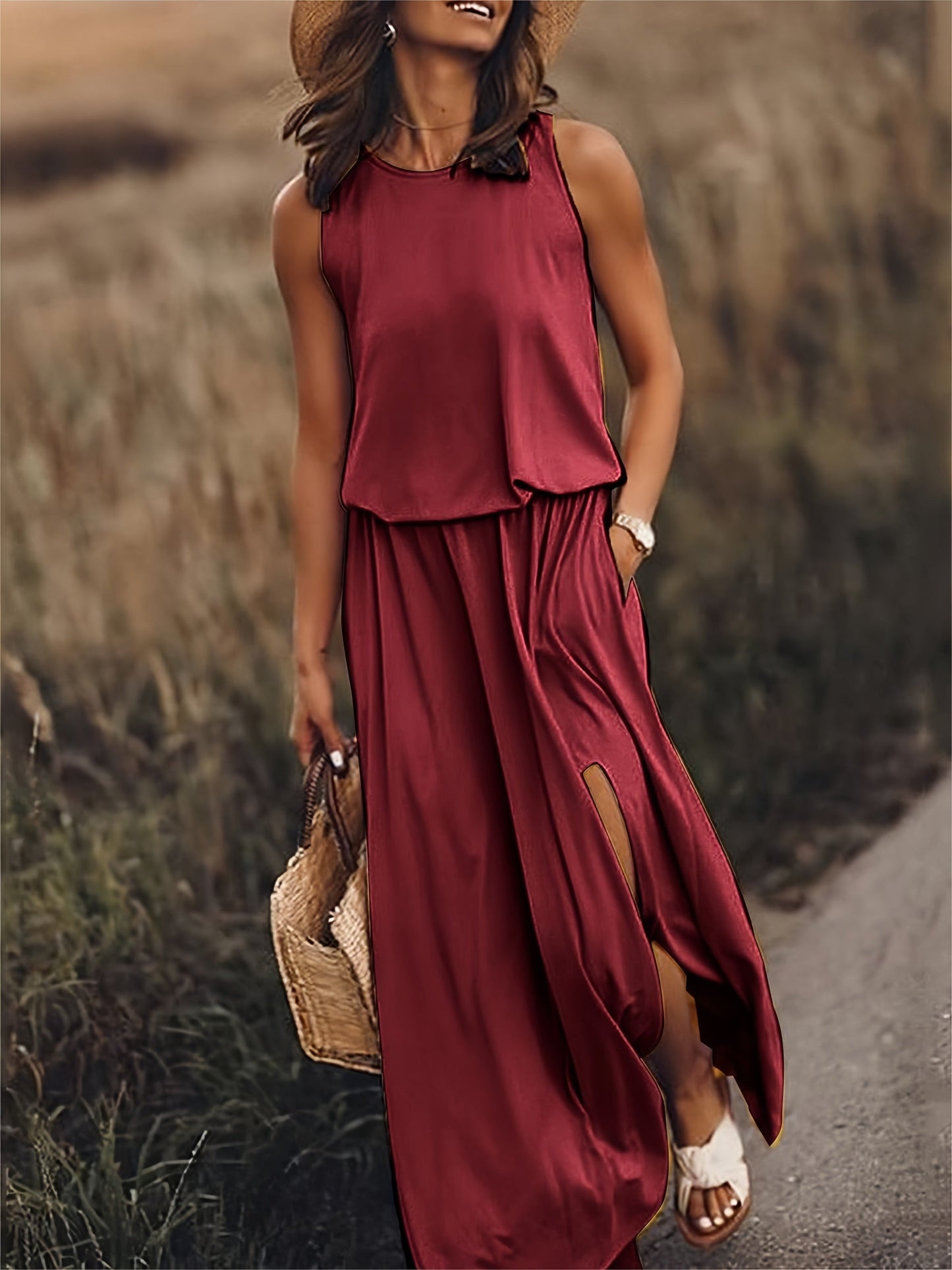 Deslumbra | Vestido largo boho sencillo