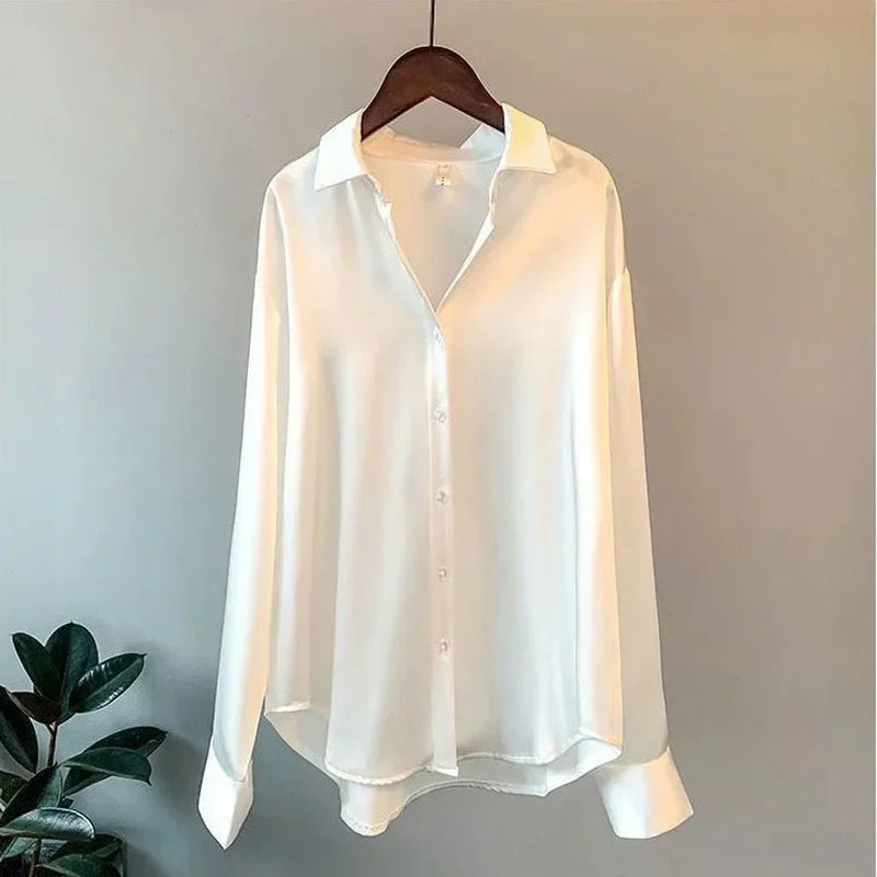 Out-Shine | Elegant Vintage Silk Blouse For Women