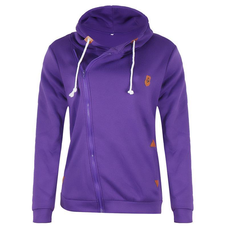 Out-Shine | Zipper Pocketed Drawstring Hoodie