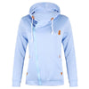 Out-Shine | Zipper Pocketed Drawstring Hoodie