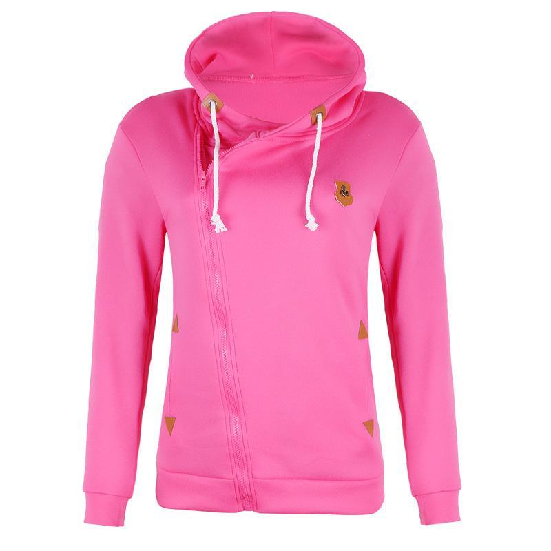 Out-Shine | Zipper Pocketed Drawstring Hoodie