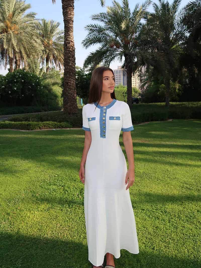 Out-Shine | Decorative Krick with Fringe Denim Insert