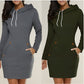 Out-Shine | Casual Hoodie Dress With Pockets