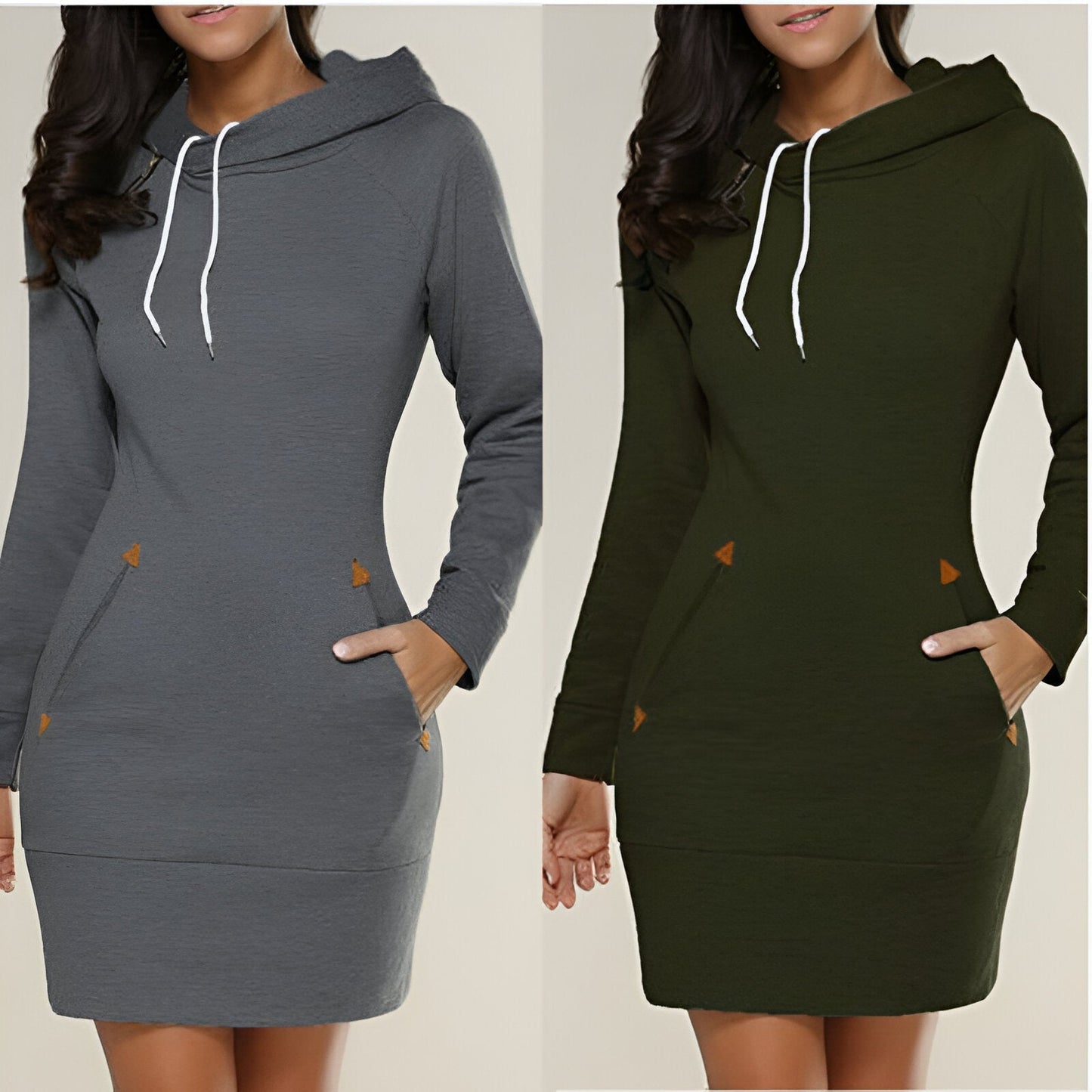 Out-Shine | Casual Hoodie Dress With Pockets