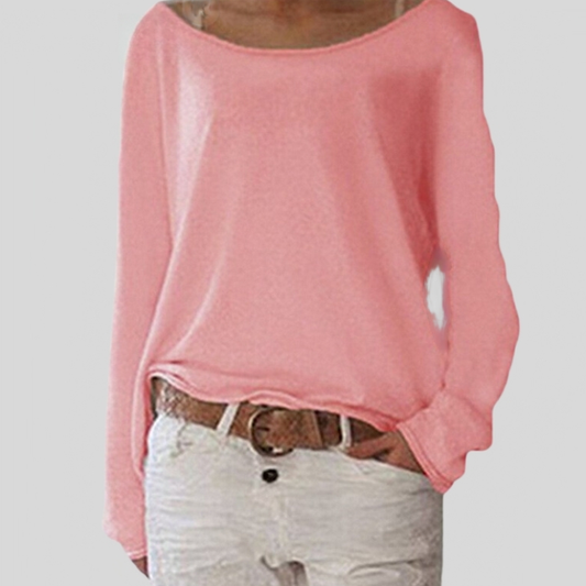 Out-Shine | Fine sweater with round neck neckline