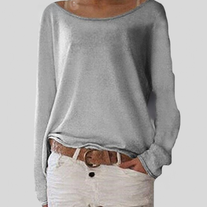 Out-Shine | Fine sweater with round neck neckline