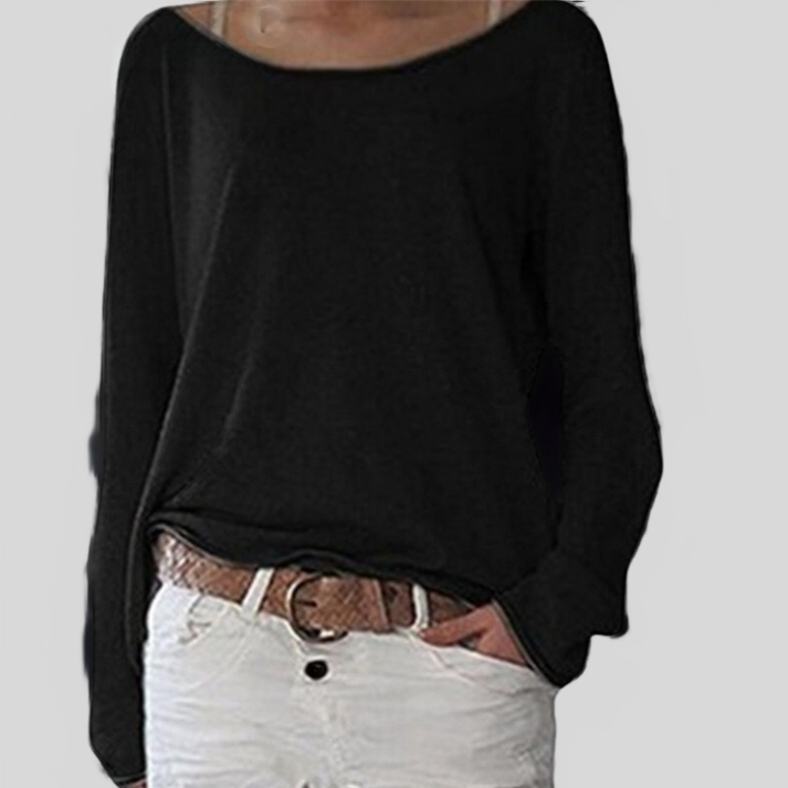 Out-Shine | Fine sweater with round neck neckline