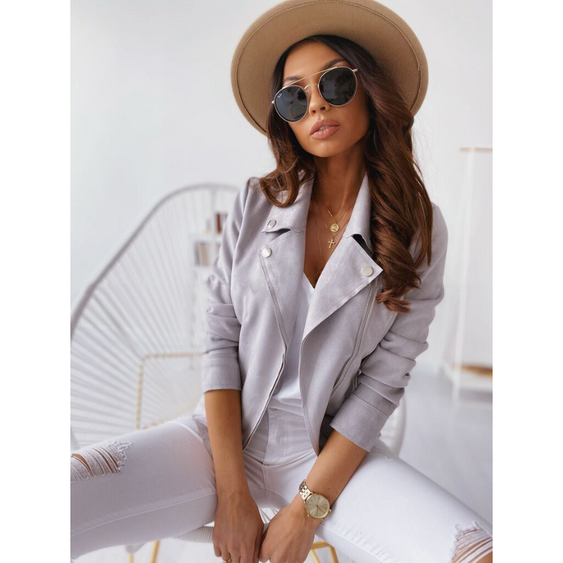Out-Shine | Suede jacket for women