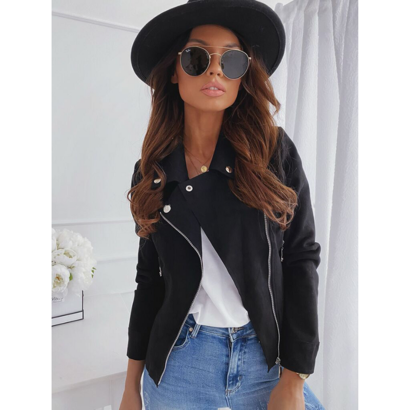 Out-Shine | Suede jacket for women