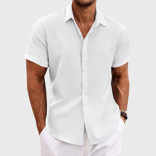 Out-Shine | Black linen shirt