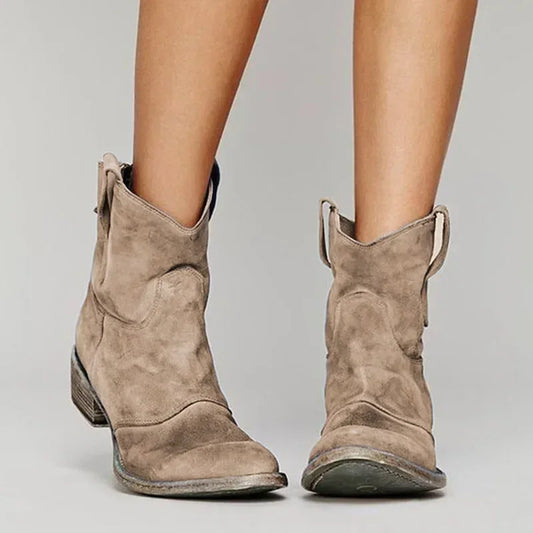 Out-Shine | Cowboy Ankle Boots Vintage Style