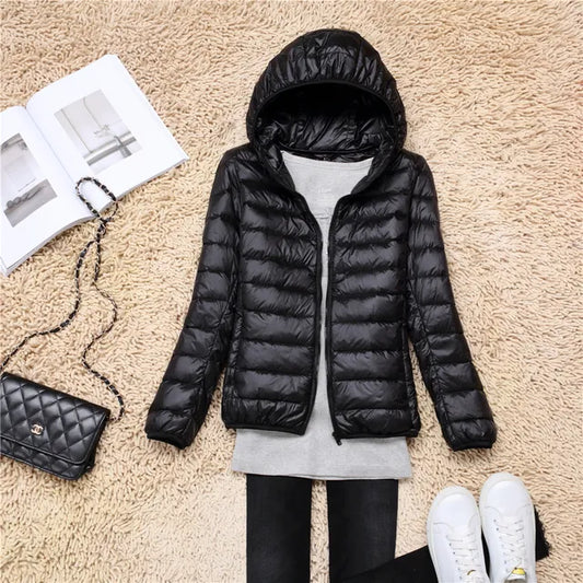 Out-Shine | The New Ultralight, Packable Down Coats with Hood