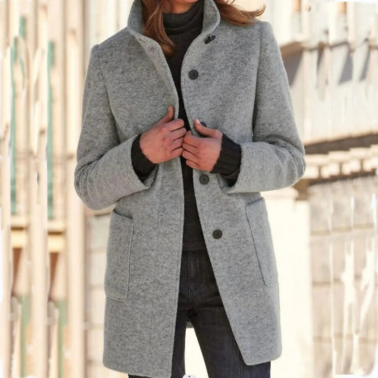 Out-Shine | Black wool coat